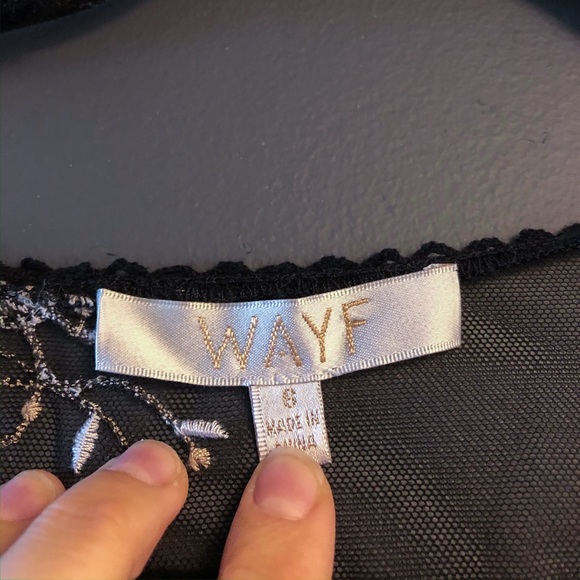 Vintage Sheer Embroidered Dress - Picture 2 of 3